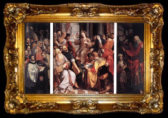 framed  FRANCKEN, Ambrosius Jesus among the Doctors dh, ta009-2